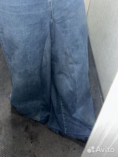 Джинсы широкие реп custom
