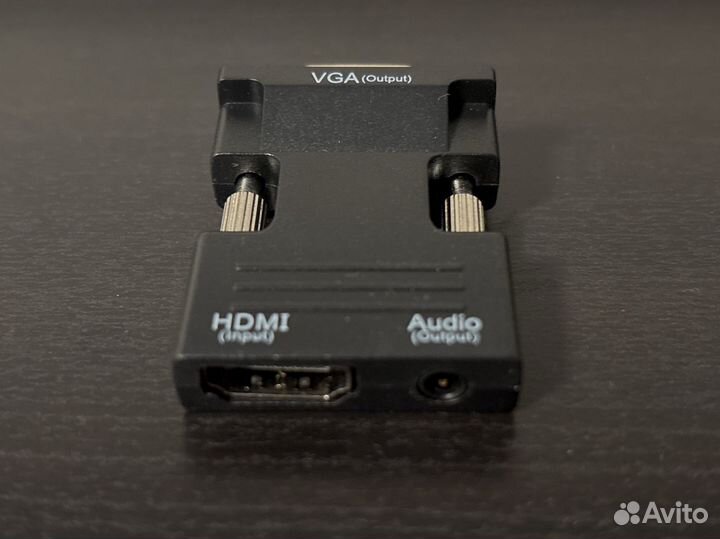 Переходник hdmi в VGA + mini-jack (3,5 мм)