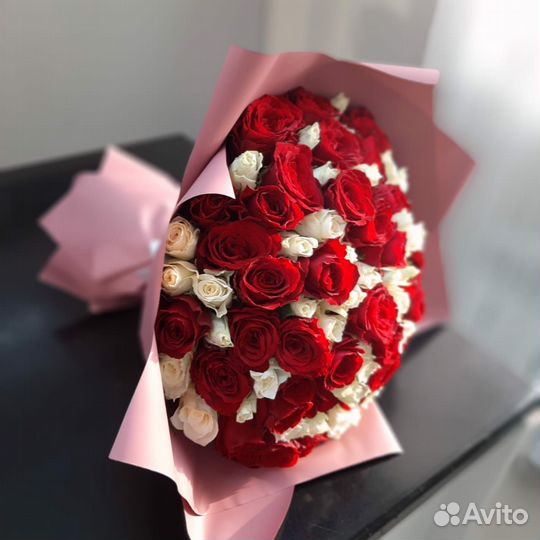 Букет из 15, 25, 51, 101, розы. тамбов