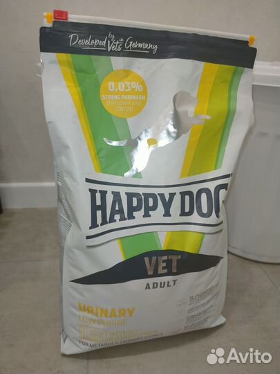 Корм для собак Happy Dog Urinary мкб оксалаты 4 кг