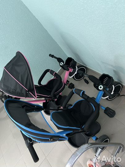 Детские велосипеды до 3 лет с ручкой Kreiss