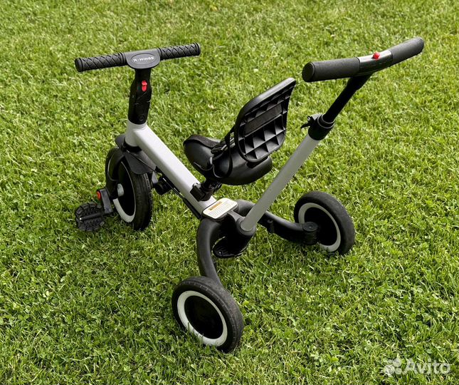 Детский беговел-велосипед 4в1, с ручкой