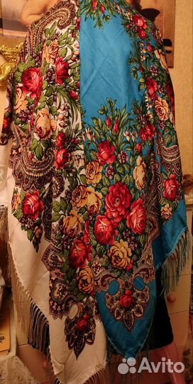 Шаль в русском стиле