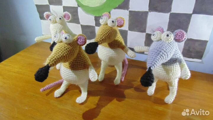 Вязаная крыска