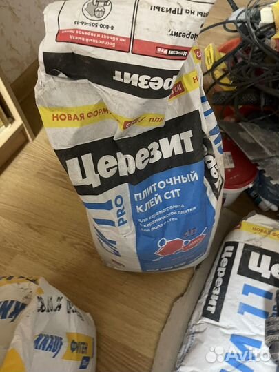 Плиточный клей остатки