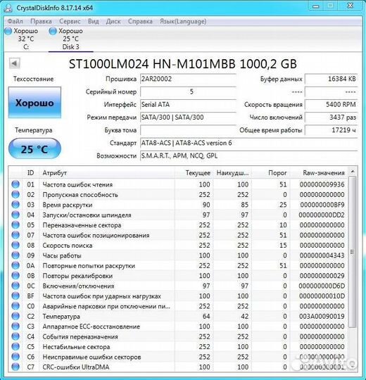 Жёсткий диск 2.5 seagate 1tb