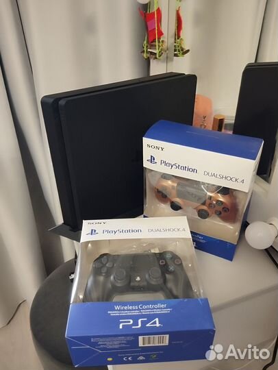 Sony playstation 4 slim 500gb с играми