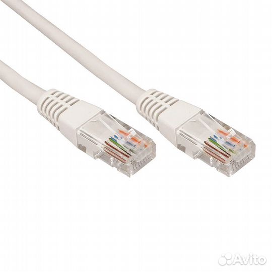 Патч-корд UTP 5e кат. литой 3М серый rexant