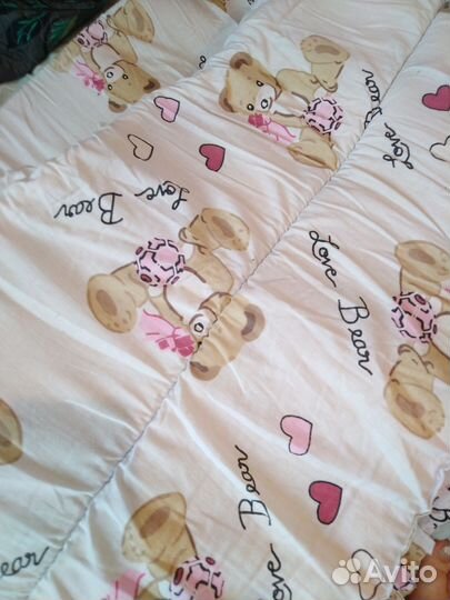 Бортики на детскую кроватку