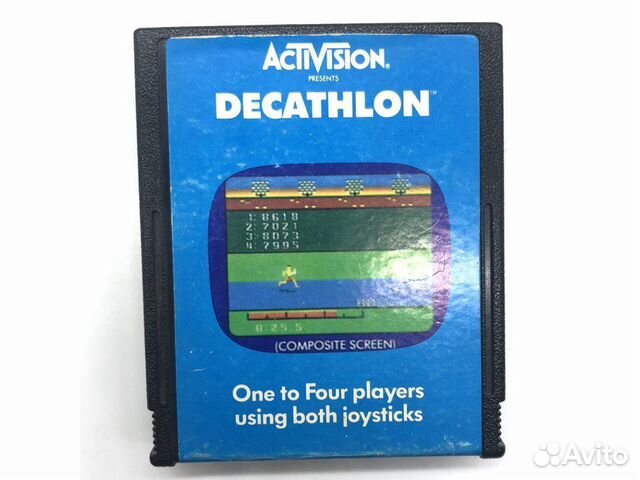 Картридж Atari Decathlon состояние 1, б/у