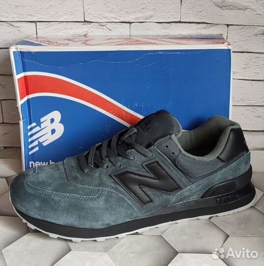 Кроссовки-Великаны мужские замшевые NEW balance