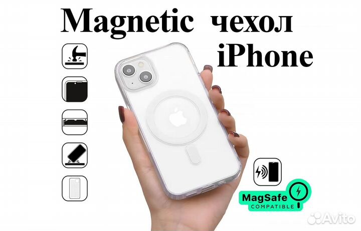 Чехол MagSafe для iPhone все модели