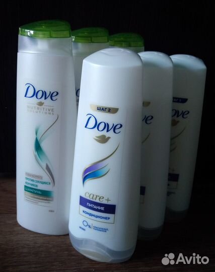 Dove шампунь и кондиционер