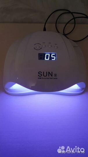 LED Лампа для сушки ногтей 54Вт белый. Маникюр