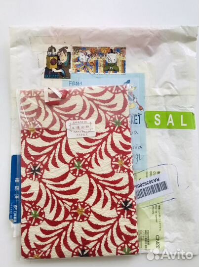 Марки и обложка из Японии