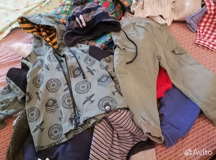Вещи несколько пакетов на мальчика 86-98