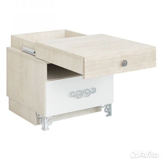 Сан-Ремо № 13 (Тумба прикр. выдвиж.,фур.) (дуб сан