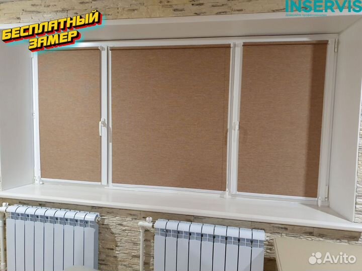 Рулонная штора на окно