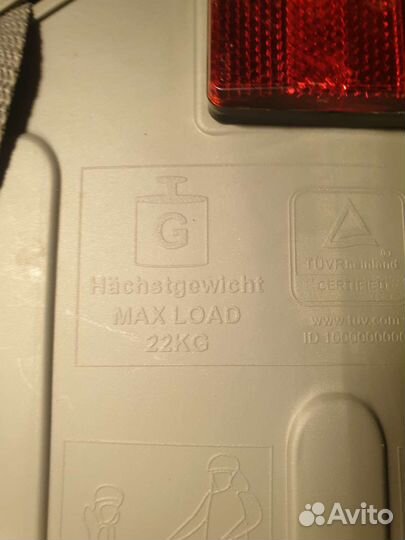 Велокресло детское