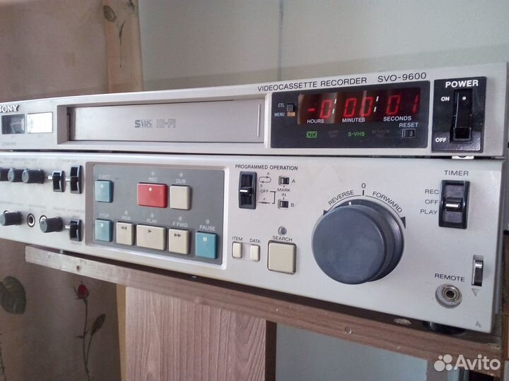 Видеомагнитофон sony SVO-9600 для профессионалов