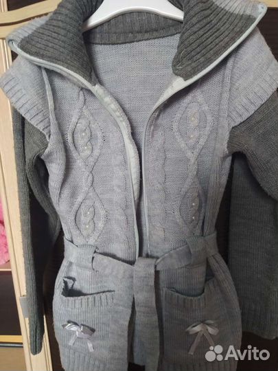 Теплая кофта для девочки