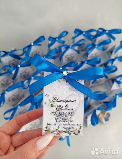 Мини-презент на свадьбу для гостей