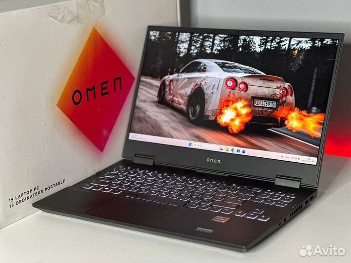 Игровой ноутбук HP Ryzen 5 5600H Rtx 3060 16Гб озу