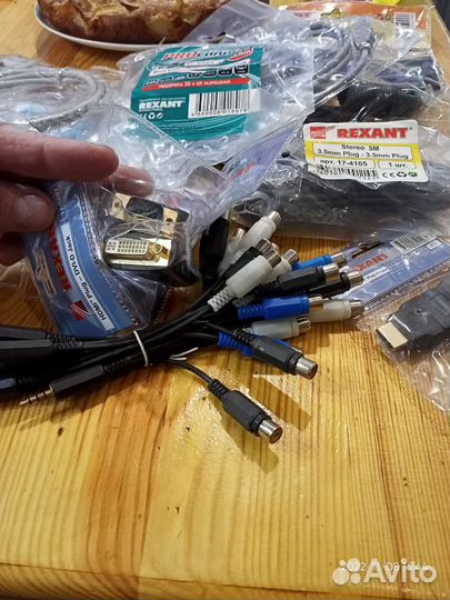 Шнур hdmi, DVI-D, svhs, RCA, VGA, USB, 3,5 Jack