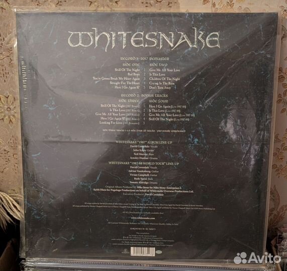 Whitesnake – 1987 2LP пластинка Виниловая