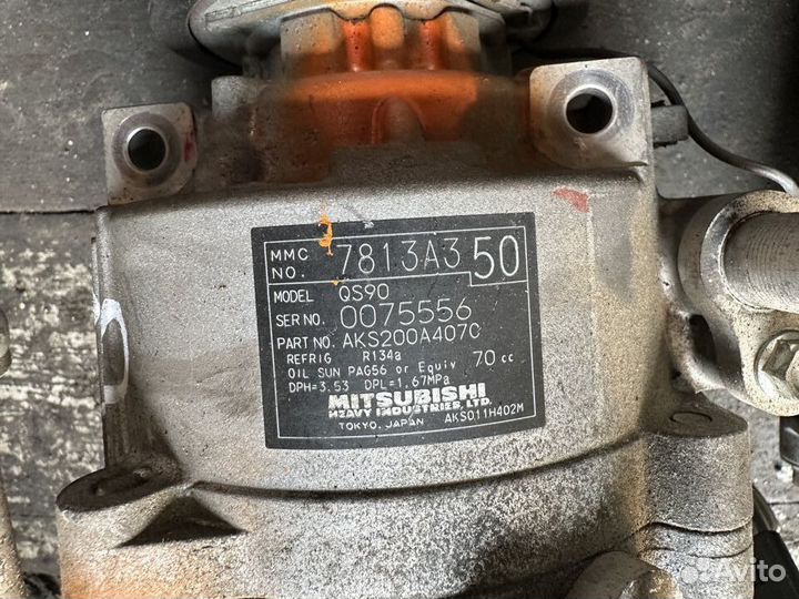 Компрессор кондиционера Mitsubishi Outlander 2,4