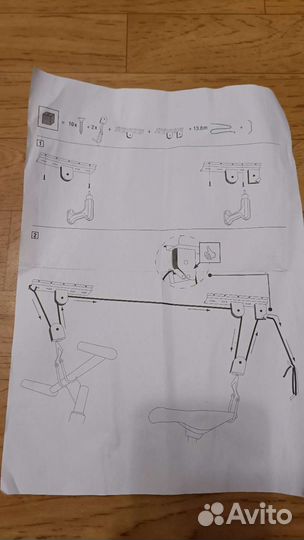 Вело крепление на потолок