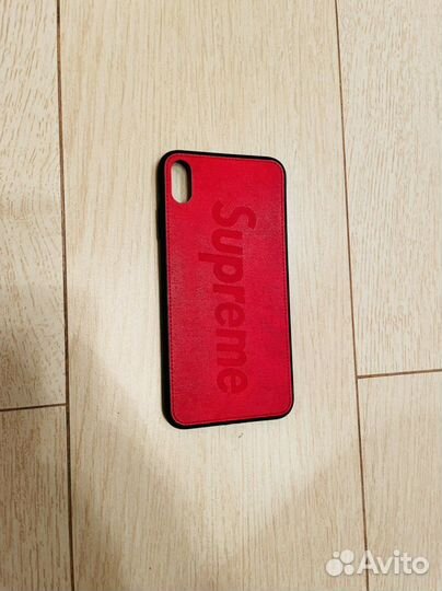 Чехол Gucci Supreme для iPhone XS max