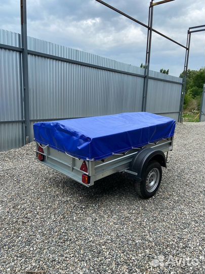 Прицеп цм комби 2*1,3 тент 21 см, без колес