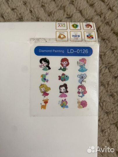 Аквамозаика алмазные наклейки для девочек
