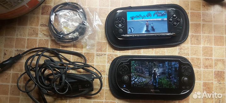 Sony psp прошитая, много игр