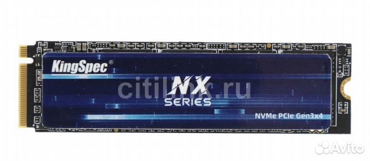 SSD накопитель kingspec NX-512 512гб, M.2 2280