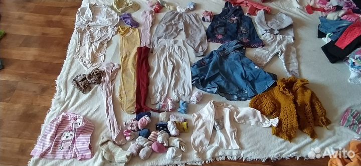 5 пакетов детской одежды