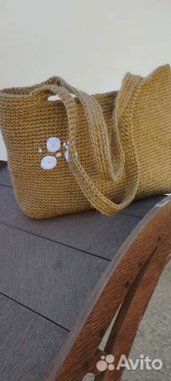 Джутовая сумка
