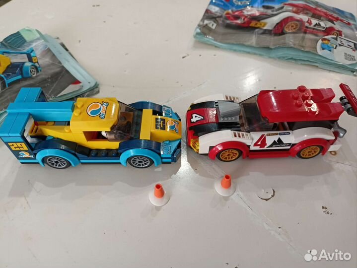 Lego city оригинал гоночные автомобили, 60256