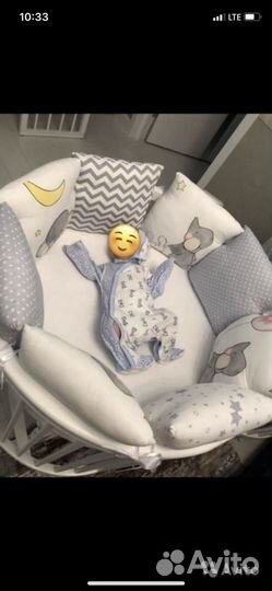 Бортики в детскую кроватку