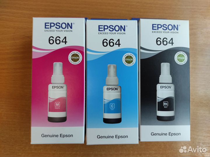 Чернила для принтера epson оригинальные