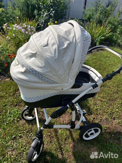 Коляска 2 в 1 Indigo эко кожа