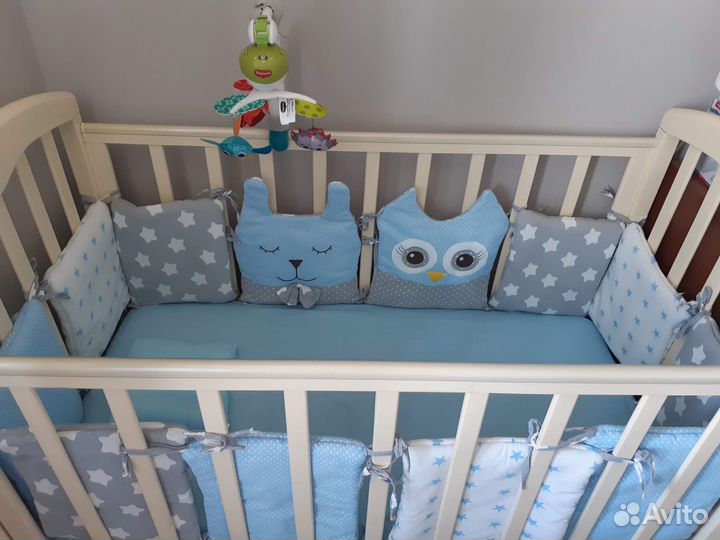 Бортики в детскую кроватку