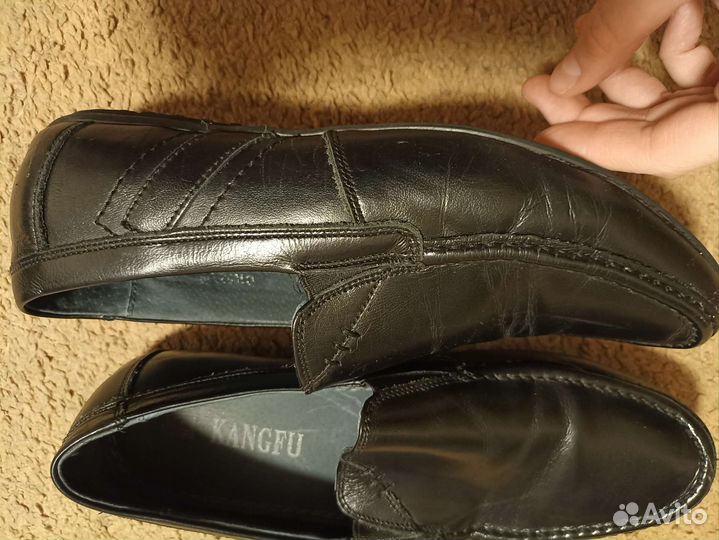 Мокасины мужские полностью натуральные 39 р-р