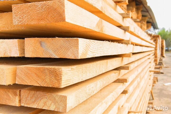 Доска от производителя 50х150х6000мм, сосна, опт