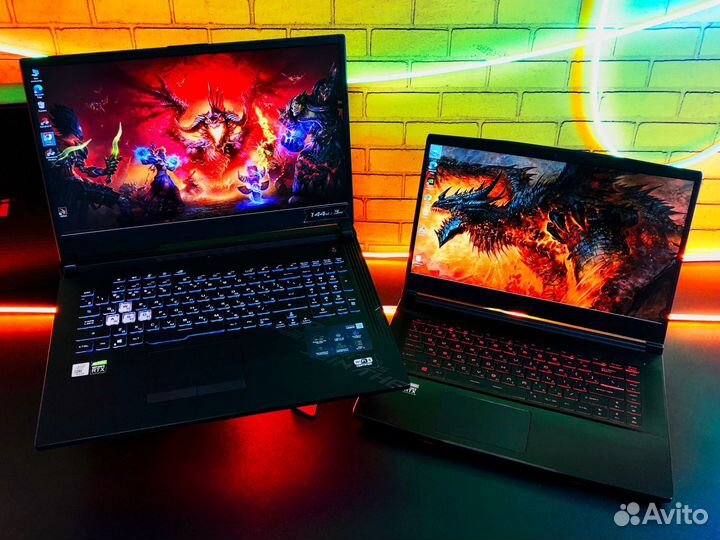 Мощный игровой ноутбук Core i7 RTX 2070 3050Ti
