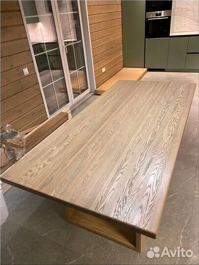 Стол обеденный (массив ясеня) japandi