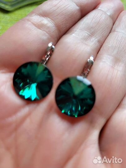 Серьги Сваровски