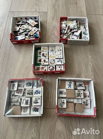 Детское лото деревянное