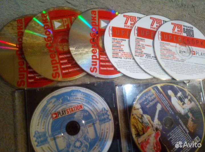 CD-диски вместе с музыкаьными журналами